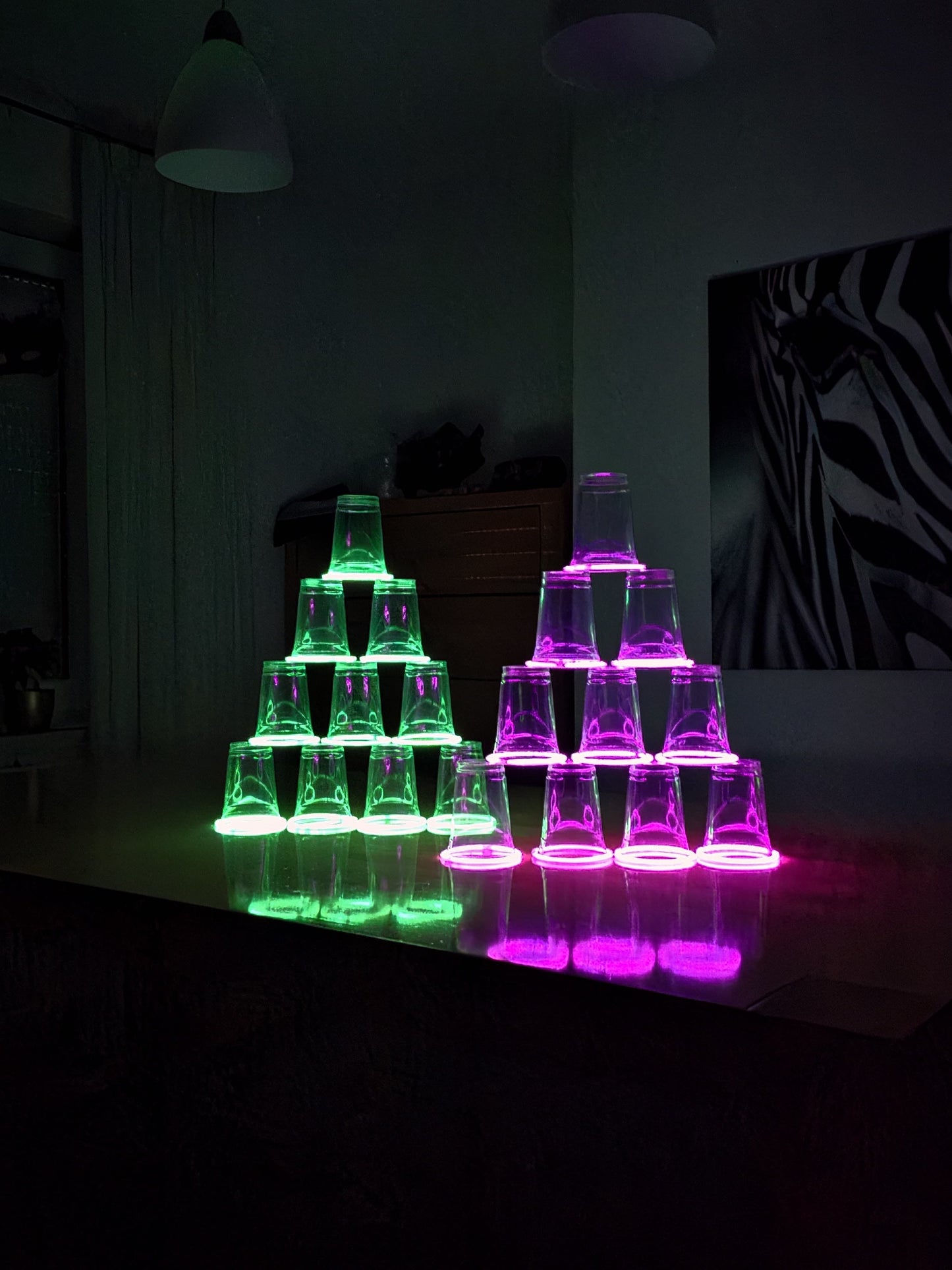 GlowVibe Bierpong-Set